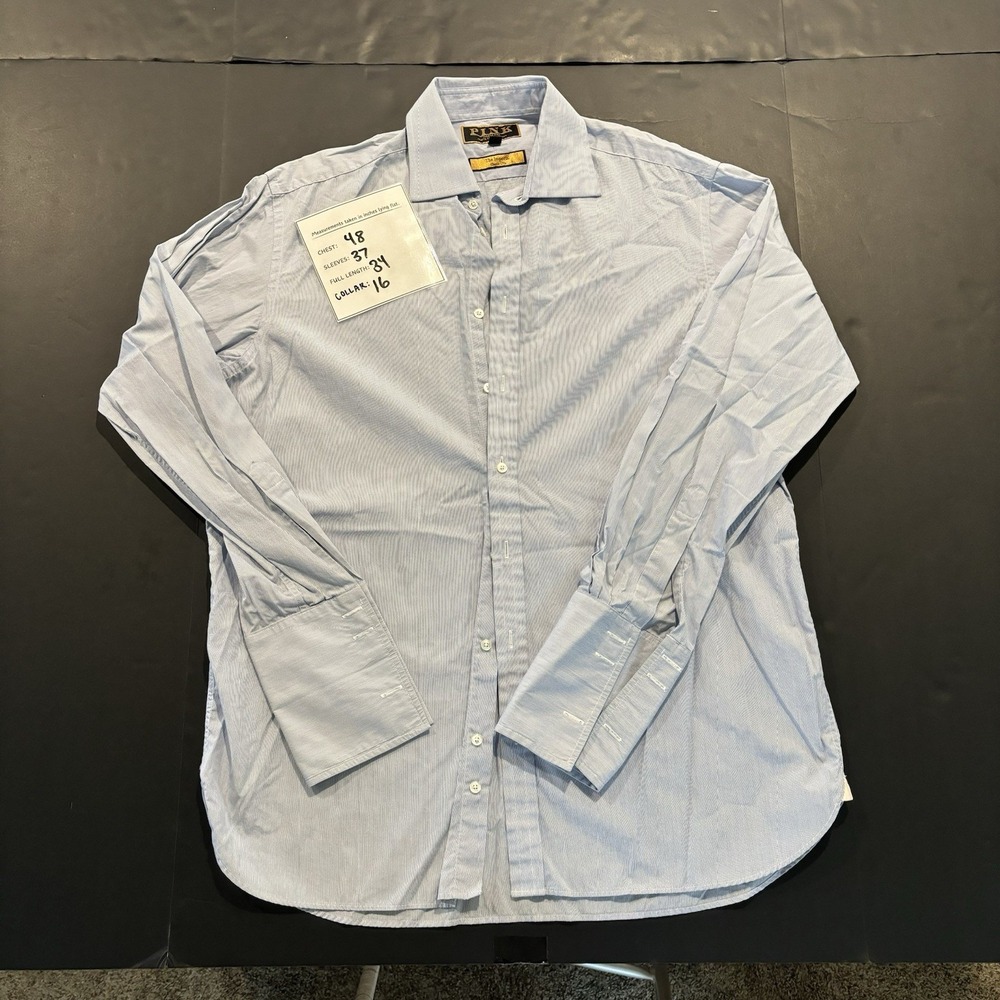 PINK - Thomas Pink The Imperial Classic 170s - Men's Blue Size 16-34 1/2